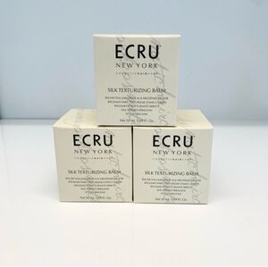 NIB 3pcs $115 ECRU New York Silk Texturizing Hair Styling Balm 1.69 Oz